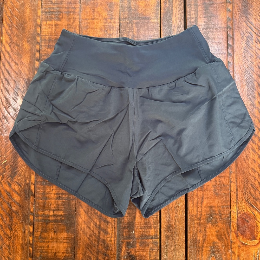 NEW Rrosseyz Running Shorts Women with Liner-Trendy Size XS Deep Blue
